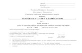 Business 2012 PUNTLAND NATIONAL EXAMINATION BOARD (PNEB)