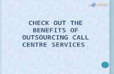 Check Out The Benefits Of Outsourcing call Centre Services