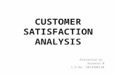 Customer satisfaction analysis final