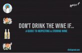 Don't Drink the Wine If