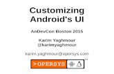 Customizing Android's UI