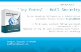 Opswat ppt policy patrol mail security