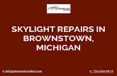 Skylight Repair in Brownstown Michigan