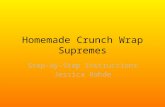 Homemade crunch wrap supremes