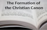 2   the formation of the christian canon