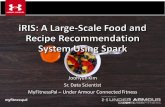 iRIS: A Large-Scale Food and Recipe Recommendation System Using Spark-(Joohyun Kim, MyFitnessPal, Under Armour-Connected Fitness)