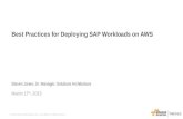 AWS Webcast - Best Practices for Deploying SAP Workloads on AWS
