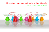 Basic communication cour