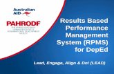 Result based performance management system  rpms- for dep ed