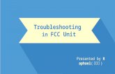 Troubleshooting in FCC Unit
