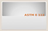 ASTM E 112 GRAIN SIZE MEASURING METHODS full standard, mecanical