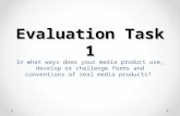 Evaluation task 1