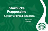 Starbucks frappuccino Timsi gupta Sec B