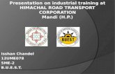 industrial training report, hrtc