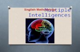 English Methodology Act. 2.3 Multiple intelligences