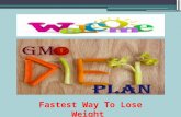Weight loss ppt prepared by GM Motors