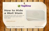 How To Hide A Wall Stain
