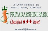 3 star hotels in mount road, chennai
