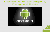 Android App Development - 11 Lists, grids, adapters, dialogs and toasts