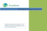 FreshLoc Sample Reports - 2014