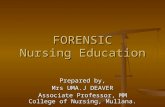 Forensic Nursing Education