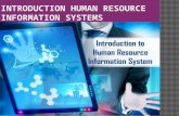 Introduction human resource information systems
