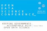 Keeping Governments Accountable with Open Data Science