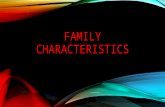 Family characteristics
