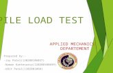 Pile load test
