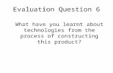 Evaluation Q6