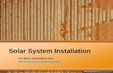Solar System Installation services
