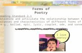 Forms of poetry updated