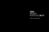 Toni Mathieson Design CV and Portfolio 2014