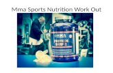 Mma Sports Nutrition Work Out