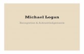 MLogan - Recognition & Acknowledgements