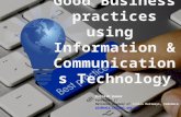 Good Business Practices Using ICT by Rajnish Kumar