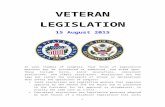 Veteran Legislation 150815
