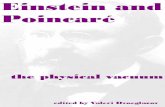 Einstein and Poincare_ the Phys - Valeri v. Dvoeglazov (Editor)