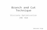 Branch and Cut Algorithm IME 960 Project