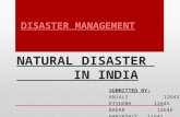 Natural Disaster in India