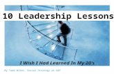 10 Leadership Lessons
