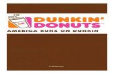 Advertising Creative Strategy: Dunkin' Donuts Final Research