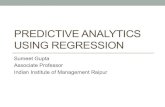 Predictive Analytics Using Regression