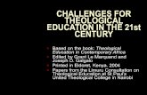 Challenges for Theological Education