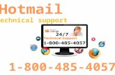 Hotmail Technical Help Support customer Number 1-800-485-4057