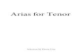 Arias for Tenor Album