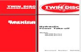 PTO-Twin Disc HP 300, 600 Service Manual