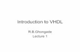 VHDL Lectures