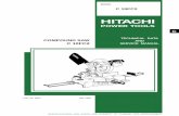 Hitachi Compound Saw c 10fc2
