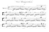 Dohnányi - Op. 11- Four Rhapsodies